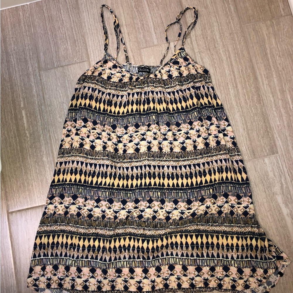Volcom Geometric mini dress/tunic/coverup Size SP/10